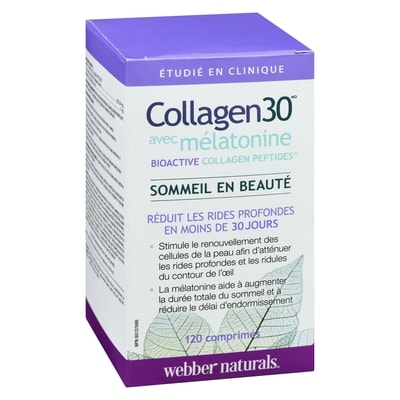 Collagen30 bioactive collagen peptides avec mélatonine