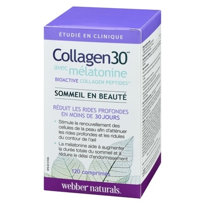 Collagen30 bioactive collagen peptides avec mélatonine
