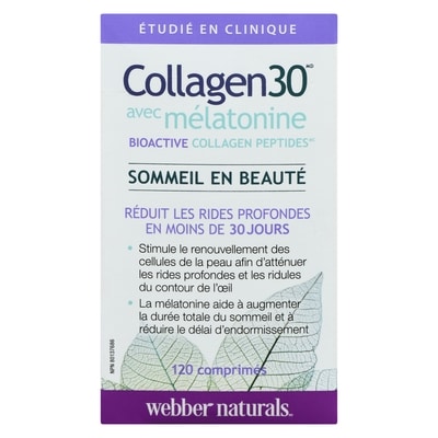 Collagen30 bioactive collagen peptides avec mélatonine