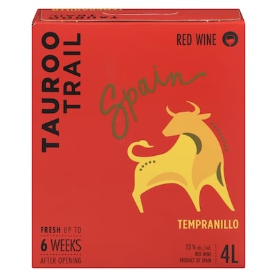 Tauroo Trail Tempranillo Wine (ID required at pick-up) 4 l, $0.92/100ml