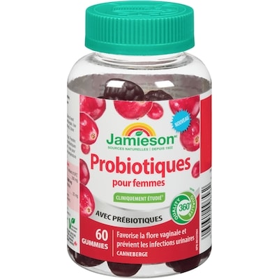 Jamieson Gomme probiotique pour femmes 60 ea, 0,50 $/1ch
