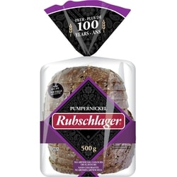 Rubschlager Pumpernickel 500 g, 0,96 $/100g