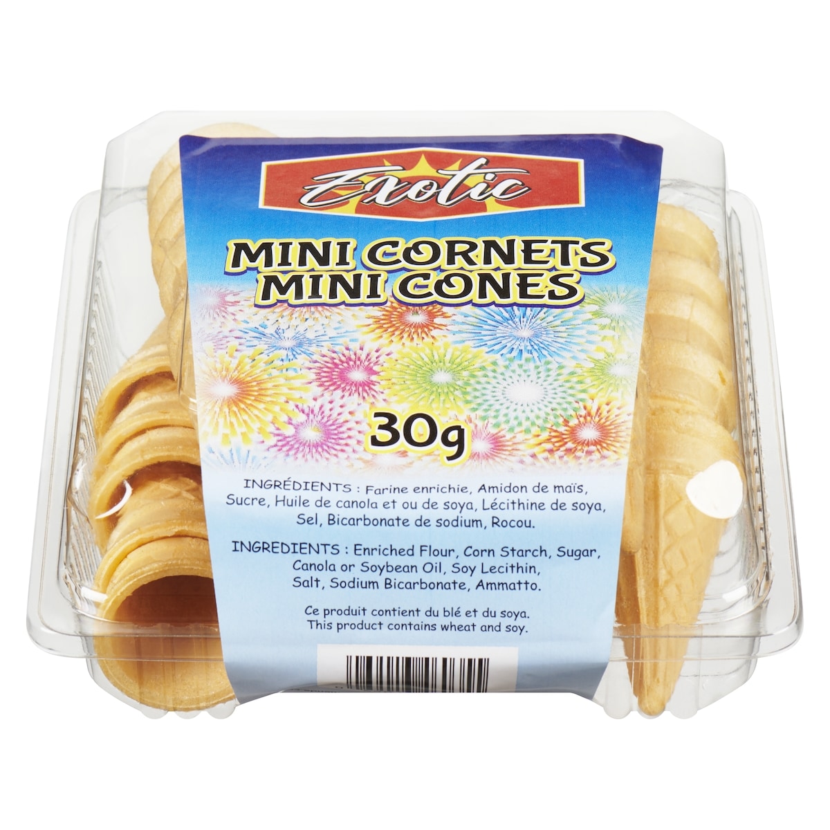 Exotic Mini Cones 30 g, $10.00/100g
