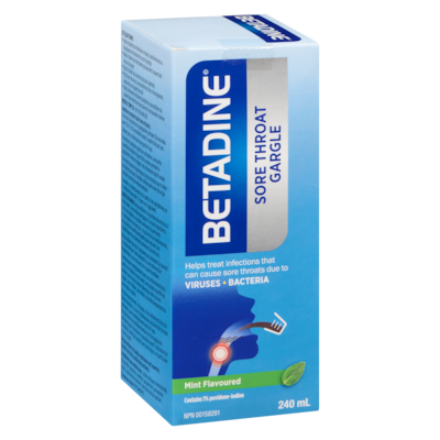 Sore Throat Gargle Mint Flavoured