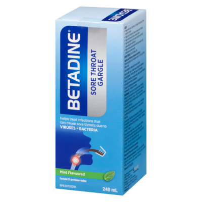 Sore Throat Gargle Mint Flavoured
