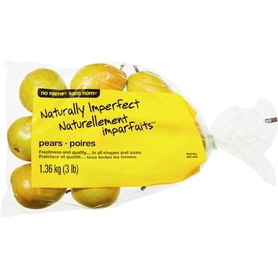 No Name Naturally Imperfect Pears 3lb 1.36 kg, $0.48/100g