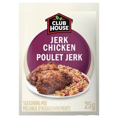 Club House Seasoning Mix Jerk Chicken 25 g, $5.16/100g