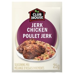Club House Melange d’assai poulet jerk 25 g, 9,16&nbsp;$/100g