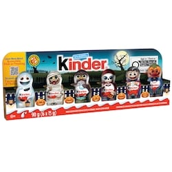 Kinder Mini Hollow Mik Chocolate Figures, 6 Halloween Confections, 90 g, $6.67/100g