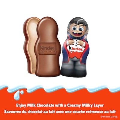 Mini Hollow Mik Chocolate Figures, Halloween Confections, 6 x 15 g