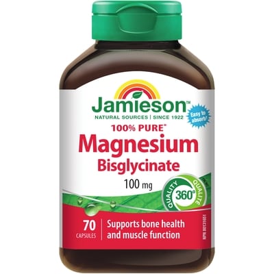 Jamieson Magnesium Bisglycinate 70 ea, $0.29/1ea