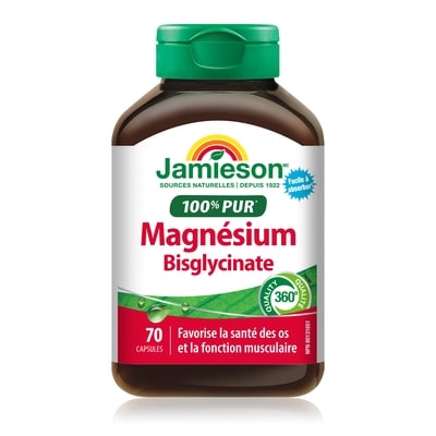 Jamieson Bisglycinate de magnésium 70 ea, 0,30 $/1ch