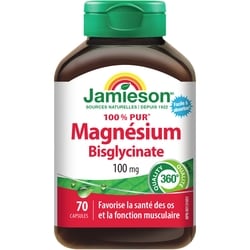 Jamieson Bisglycinate de magnésium 70 ea, 0,29 $/1ch
