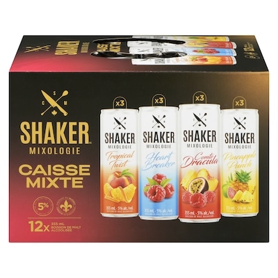null Boisson de malt alcoolisée caisse mixte (Pièce d’identité requise au moment du ramassage) 12x355.0 ml, 0,61 $/100ml