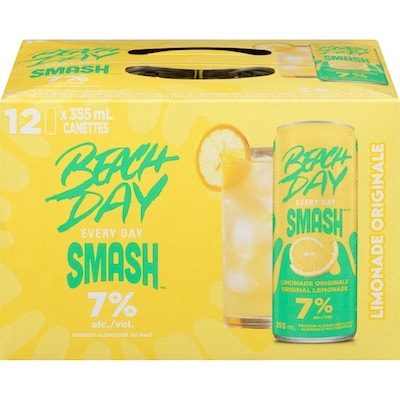 Beach Day Every Day Boisson alcoolisée au limonade originale (Pièce d’identité requise au moment du ramassage) 12x355.0 ml, 0,52 $/100ml