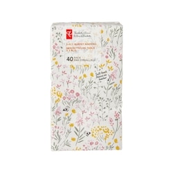 le Choix du Président Emballage de 40 serviettes cocktail à 3 plis – fleurs 40 ea, 0,13 $/1ch
