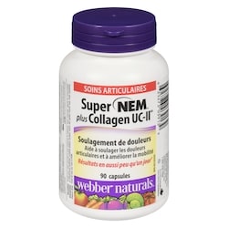 Webber Naturals Super nem plus collagen uc-ii 90 ea, 0,40 $/1ch