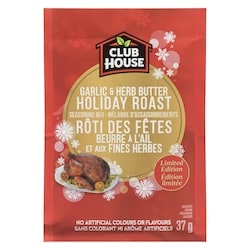Club House Seasoning Mix Garlic & Herb Butter Holiday Roast Limited Edition 37 g, $5.41/100g