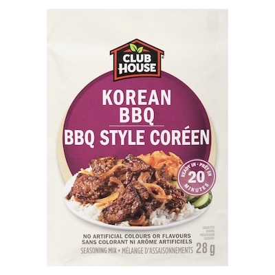 Club House Seasoning Mix Korean Bbq 28 g, $4.61/100g