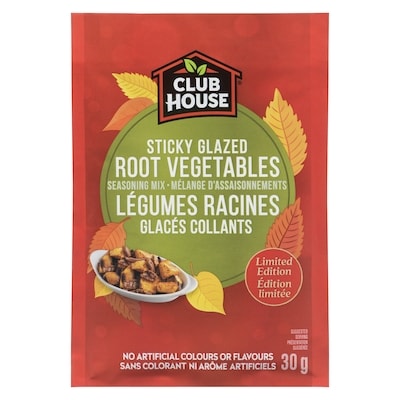 Club House Mélange d'assaisonnements légumes racines glacés collants édition limitée 30 g, 7,63 $/100g
