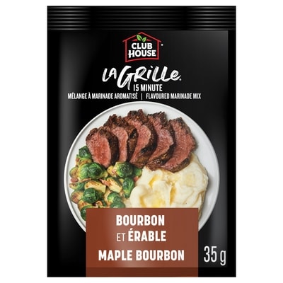 Club House La Grille Maple Bourbon Marinade Mix 35 g, $6.54/100g