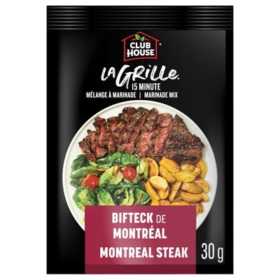 Club House Montreal Steak Spice Marinade Mix 30 g, $4.30/100g