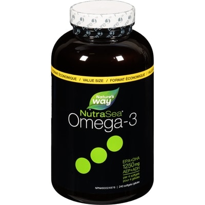 Nature's Way Nutrasea Omega-3 Zesty Lemon Flavour Value Size 240 ea, $0.25/1ea