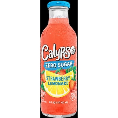 Calypso Zero Sugar Strawberry Lemonade 473 ml, $0.63/100ml