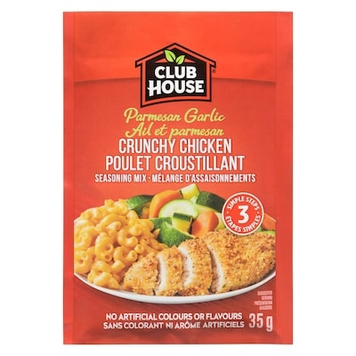Club House Seasoning Mix Parmesan Garlic Crunchy Chicken 35 g, $7.11/100g