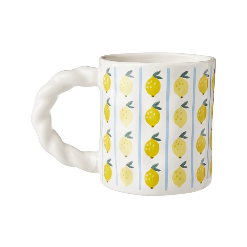 Twisted Handle Lemon Mug