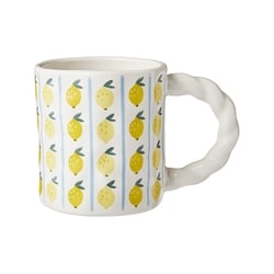 Life at Home Tasse à anse torsadée motif de citrons 1 ea, 5,00 $/1ch