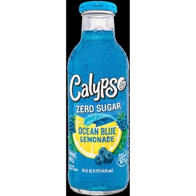 Calypso Zero Sugar Ocean Blue Lemonade 473 ml, $0.63/100ml