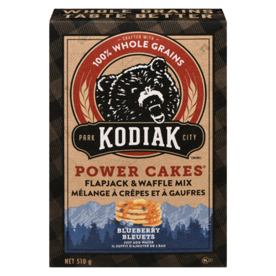 KODIAK CAKES Power cakes mélange à crêpes et à gaufres bleuets 510 g, 1,37 $/100g