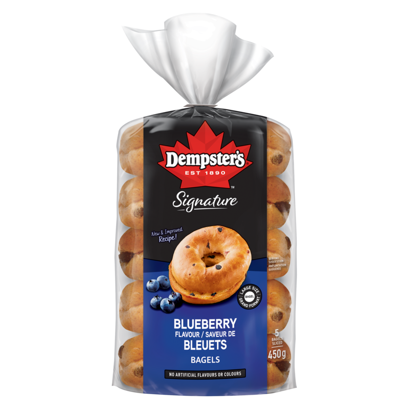 Signature Bagels Blueberry Flavour Large Size
