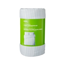 Everyday Essentials Ensemble de douillette 3 pièces à rayures en tissage Dobby pour lit double ou grand lit 3 ea, 13,00 $/1ch