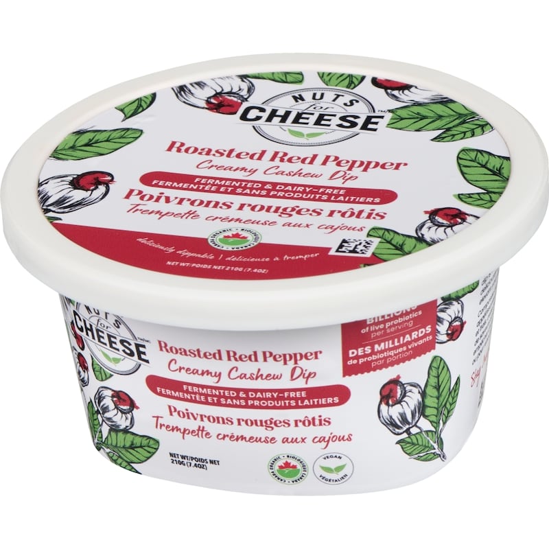 Creamy Cashew Dip Roasted Red Pepper