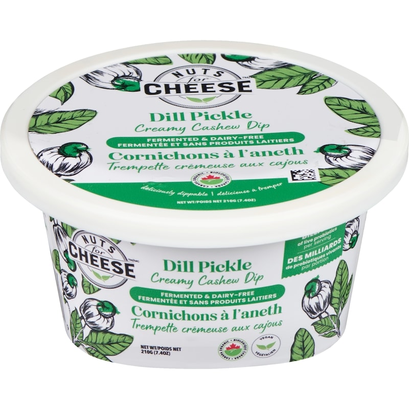 Creamy Cashew Dip Dill Pickle