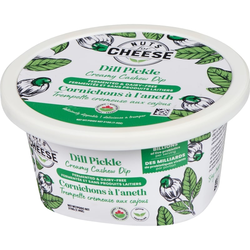 Creamy Cashew Dip Dill Pickle