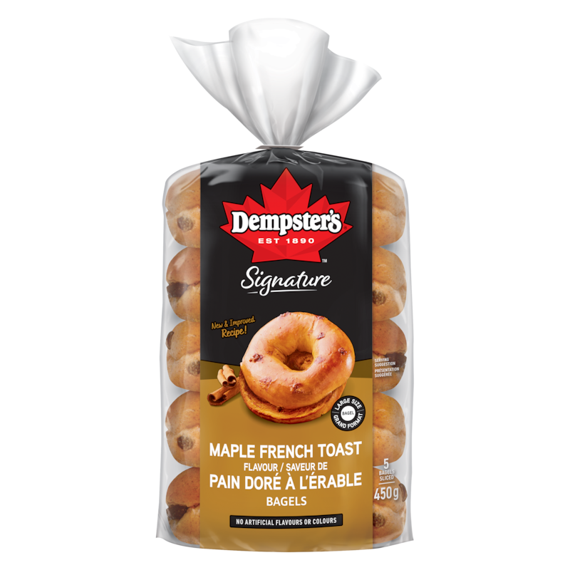 Signature Bagels Maple French Toast Flavour Large Size