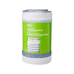 Everyday Essentials Ensemble de douillette 3 pièces à rayures pour lit double ou grand lit 3 ea, 13,00 $/1ch