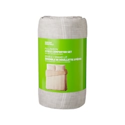 Everyday Essentials Full/Queen Plaid Comforter 3 Piece Set 3 ea, $13.00/1ea