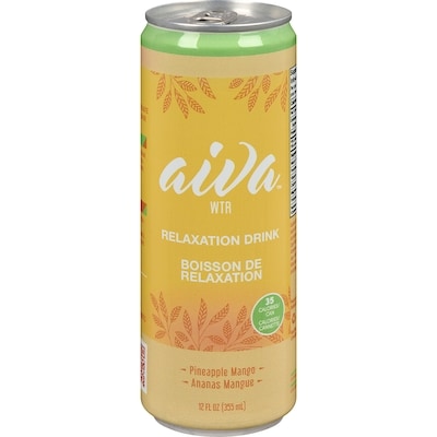 Aiva Wtr Relaxation Drink Pineapple Mango 355 ml, $1.12/100ml
