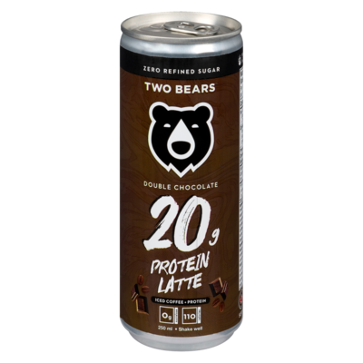 Two Bears Protein Latte Double Chocolate 250 ml, $2.00/100ml