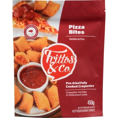 FRITTOS & CO Pre-Fried Fully Cooked Croquettes Pizza Bites 12 ea, $0.83/1ea