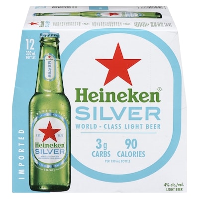 Heineken Light Beer (ID required at pick-up) 12x330.0 ml, $0.45/100ml