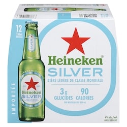 Heineken Bière légère (Pièce d’identité requise au moment du ramassage) 12x330.0 ml, 0,45 $/100ml