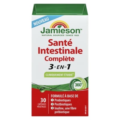 Jamieson Santé intestinale complète 3-en-1 30 ea, 1,00 $/1ch