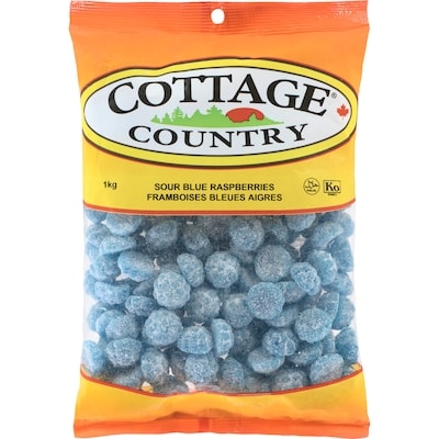 Cottage Country Sour Blue Raspberries 1000 g, $0.95/100g