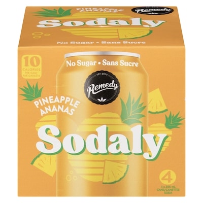 Remedy Soda Pineapple 4x355.0 ml, $0.77/100ml