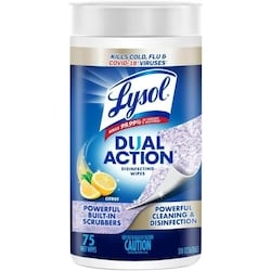 Lysol Dual Action Wipes - Citrus 75 ea, $0.14/1ea